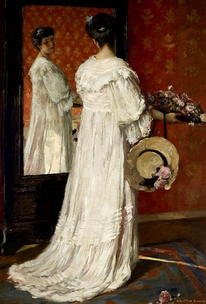 Returning from the garden, Rupert Bunny by Masterful Masters