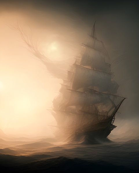 An old ship by Nicolette Vermeulen
