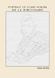 Porträt des Grafen Honoré de La Riboisière (Ascii art)