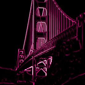 Golden Gate Bridge Purpur - 
