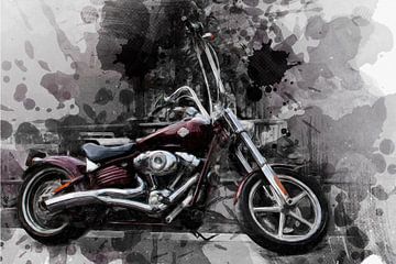 Harley Davidson van Digital Art Studio