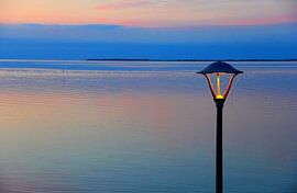 Abend am See von Bernd Georg Schwemmle