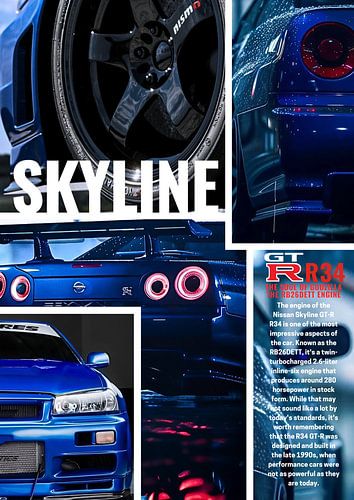 SKYLINE  GTR R34