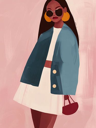 Fashionista, modern portret