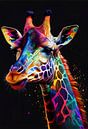 Colourful giraffe by drdigitaldesign thumbnail