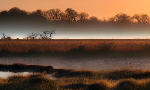 Sunrise on the river