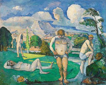 Badende bei der Rast , Paul Cézanne (ca. 1876-1877)