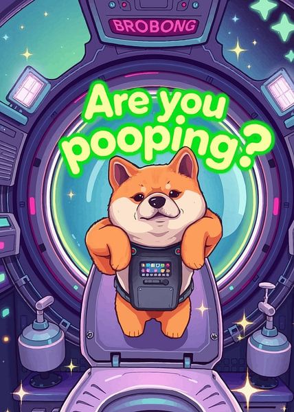 Le doge aux toilettes par MIROKKU