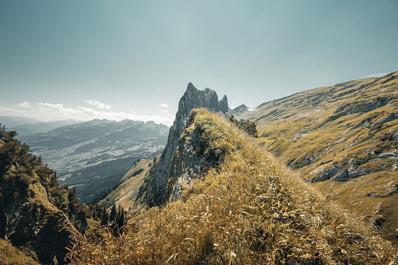 Beautiful Saxerlücke in the Alpstein range by Besa Art