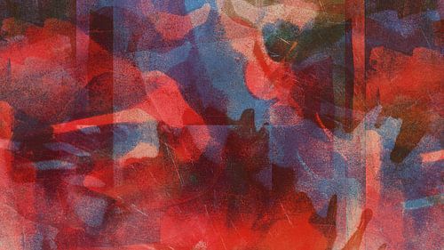 Krachtige expressieve abstracte kunst