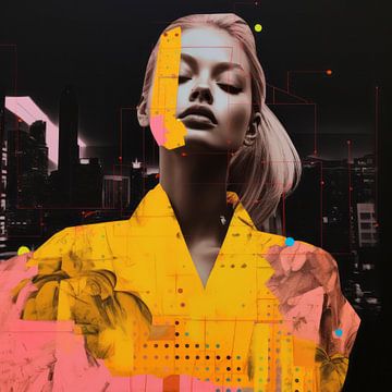 Kleurrijke neon collage van Studio Allee