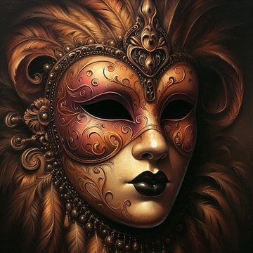 Venetian mask by Nicolette Vermeulen