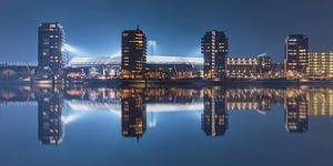 Feyenoord Stade "De Kuip" Réflexion 2017 in Rotterdam sur MS Fotografie | Marc van der Stelt