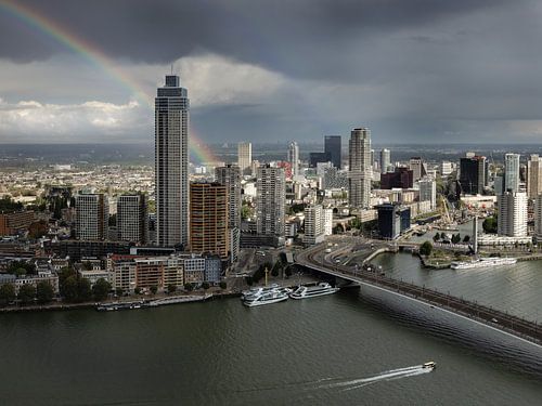 Rotterdam - City view - Skyline Rotterdam - Regenboog - Marja Suur (5)
