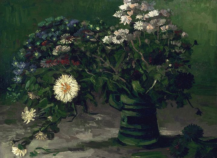 Stilleven met een boeket madeliefjes, Vincent van Gogh