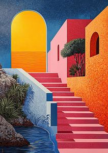 Surrealismus Architektur Design Geometrie