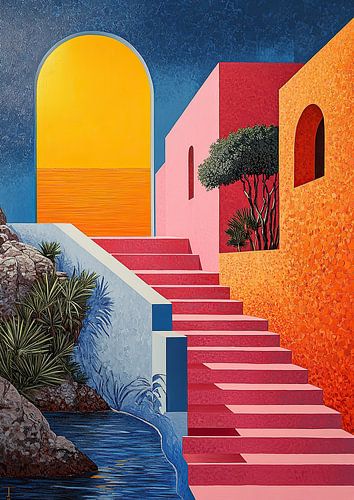 Surrealisme Architectuur Ontwerp Meetkunde