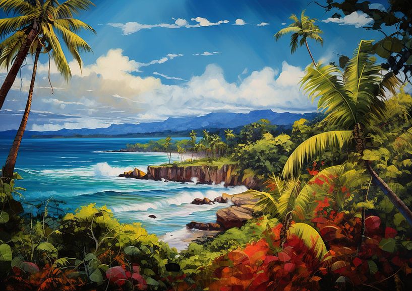 Painting Costa Rica by Abstract Painting