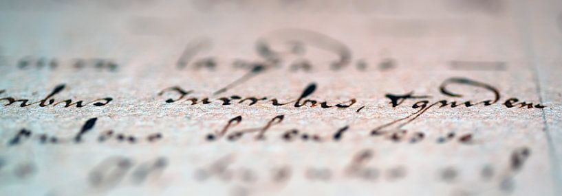 Old handwriting by Bert de Boer