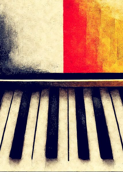 Klaviertastatur Musikinstrument #Klavier #Musik von JBJart Justyna Jaszke