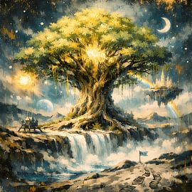 Der leuchtende Weltenbaum von ButterflyPix