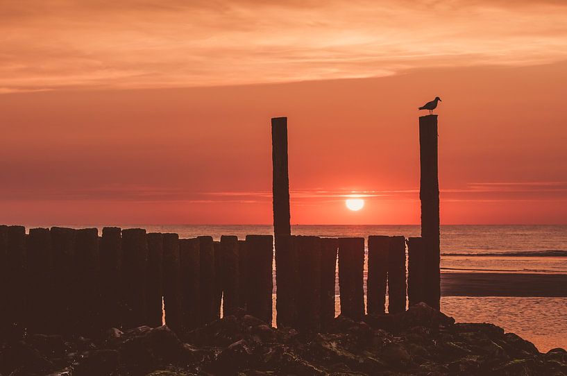 Sunset Domburg by Nancy van Verseveld