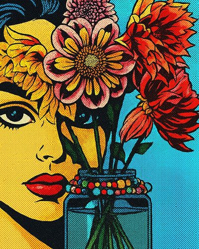 portret vrouw dahlia s 1