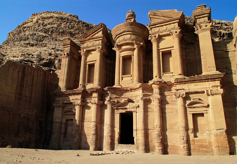 Ad Deir - also known as The Monastery - in Petra, Jordan by Lensw0rld