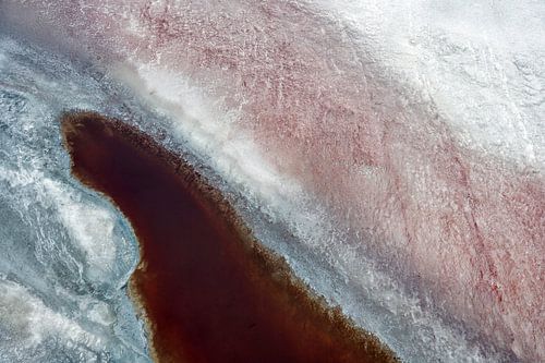 Colours of Water, Owens Dry Lake, California, USA