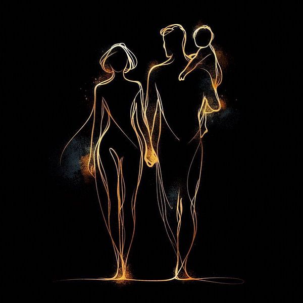Famille par Moni Baum