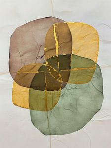 Organisch & abstrakt. Transparente Texturen in frischen Erdtönen