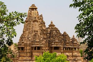 Die Tempel von Khajuraho in Madhya Pradesh Indien