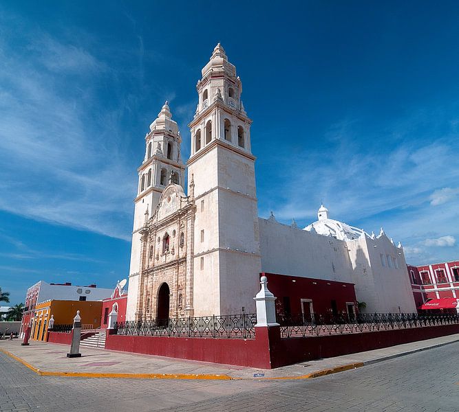 Campeche: Catedral de Nuestra Señora de la Purísma Concepción par Maarten Verhees