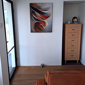 Klantfoto: Abstract van Bert Nijholt, als artframe
