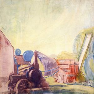 Frances Hodgkins - Traction Engine (1910s)