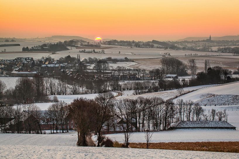 Sonnenaufgang Gulperberg von Rob Boon