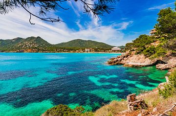 Paysage de l'île de Majorque, beau bord de mer de Canyamel, Majorque Espagne sur Alex Winter