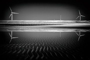 Zeeland - windmolens - duurzaam - eco - natuur van Jacqueline Lemmens