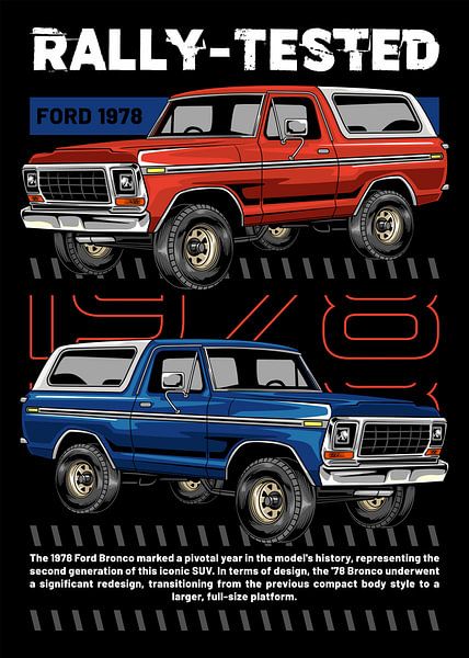 1978 Ford Bronco Car by Adam Khabibi