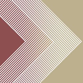 Abstract Retro Geometry Beige