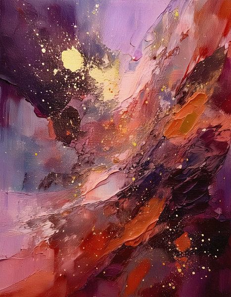 Abstraktion Leidenschaft in Reinheit von Moonheart Artworks