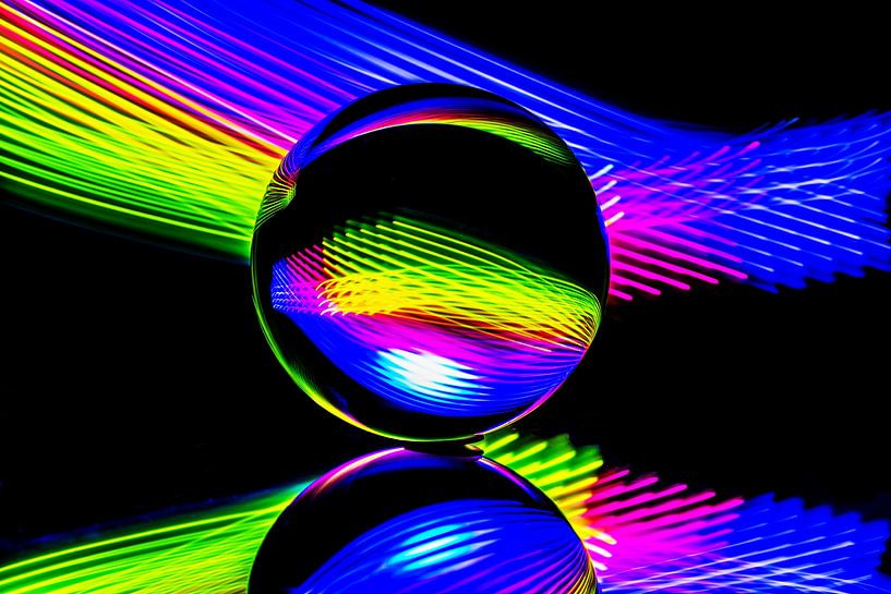 boule multicolore par Thomas Riess