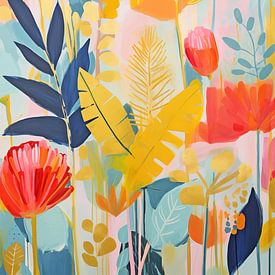 Blumen Retro Chic von Caroline Guerain