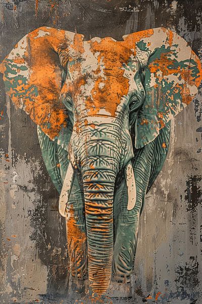 Elefant von Poster Art Shop