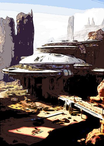 Luftwaffenstützpunkt in der Wüste