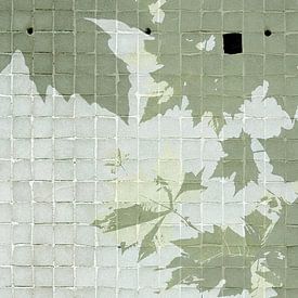 Leaf wall mosaic by Akira Peperkamp