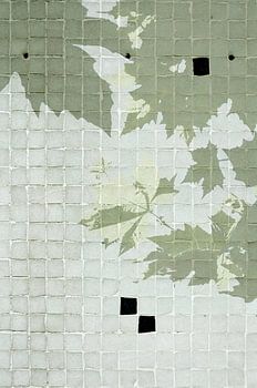 Leaf wall mosaic