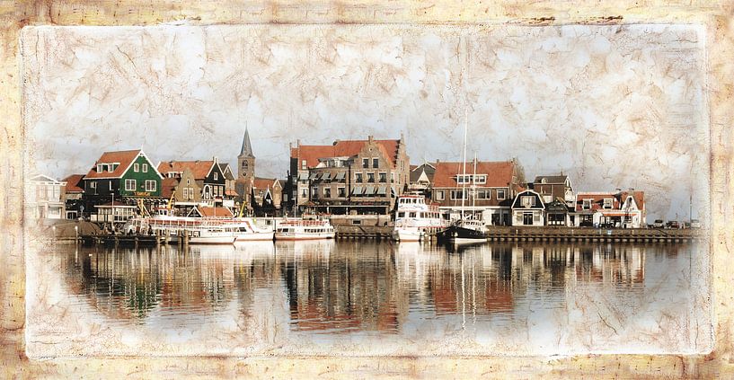 Hafen Volendam von Dutch Art
