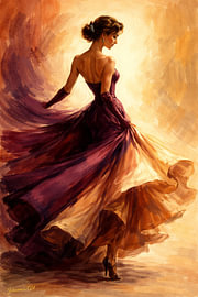 Glamour Art - Golden Hour Decadence