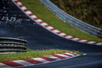 Curbstones op het circuit van de Nordschleife